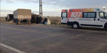 Siniestro vial en Ruta 80 y acceso a San Eugenio