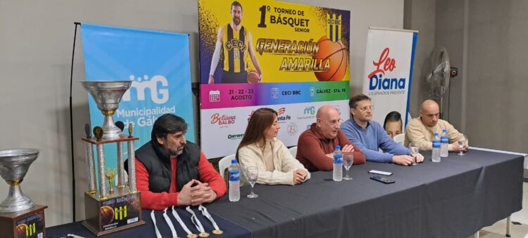 Este finde, 1° Torneo de Básquet Senior «Generación Amarilla» en el Ceci BBC.