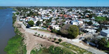 La Provincia y la municipalidad de Coronda transforman la costanera con una obra que alcanza el 65 % de avance