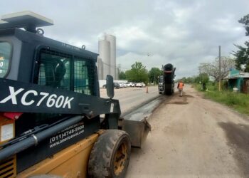 Vialidad Nacional trabaja sobre RN 11 en Sauce Viejo