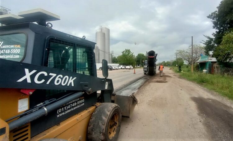 Vialidad Nacional trabaja sobre RN 11 en Sauce Viejo