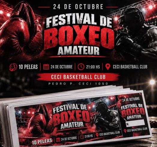 Este sábado en Gálvez, gran velada boxística, organizada por Tobías Reyes